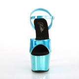 Turquoise 18 cm ADORE-709HGCH Hologram plateau hoge hakken