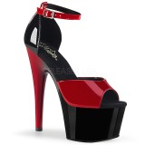 Tweekleurig 18 cm ADORE-789 plateau schoenen met hakken