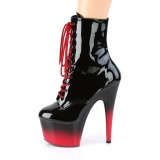 Two tone 18 cm Pleaser ADORE-1020BR-H Pole dancing ankle boots