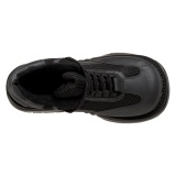 Vegan 10,5 cm BOXER-01 demonia schoenen - unisex plateauschoenen