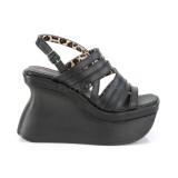 Vegan 11,5 cm Demonia PACE-33 lolita sandalen met plateau