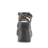 Vegan 11,5 cm Demonia PACE-33 lolita sandalen met plateau