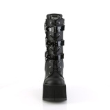 Vegan 11,5 cm KERA-110 demonia ankle boots platform
