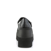 Vegan 11,5 cm SHAKER-23 alternative shoes platform black
