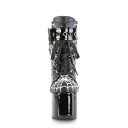 Vegan 14 cm TORMENT-51 demoniacult alternatief boots met plateau zwart