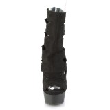 Vegan 15 cm DELIGHT-1014 open teen ankle booties