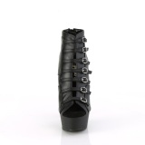 Vegan 15 cm DELIGHT-600-11 open teen ankle booties