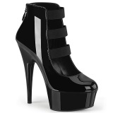 Vegan 15 cm DELIGHT-684 plateau ankle booties