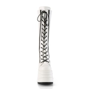 Vegan 15 cm WAVE-200-2 demonia laarzen met sleehak