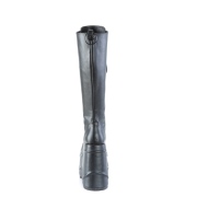 Vegan 15 cm WAVE-200 demoniacult laarzen met sleehak