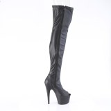 Vegan 18 cm ADORE-3011 open teen overknee laarzen met hak