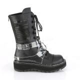 Vegan 3 cm LILITH-271 demonia ankle boots platform