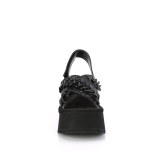 Vegan 6,5 cm DemoniaCult FUNN-12 lolita platform sandals