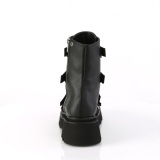 Vegan 6,5 cm RENEGADE-50 demonia alternatief boots met plateau zwart