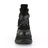 Vegan 7,5 cm NEPTUNE-126 demoniacult booties - unisex cyberpunk booties