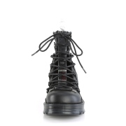 Vegan 7 cm BRATTY-32 demonia alternatief plateau schoenen zwart