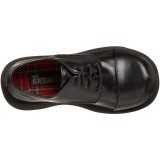 Vegan 8 cm DANK-101 demonia alternatief schoenen met plateau zwart