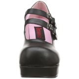 Vegan 9,5 cm DemoniaCult GOTHIKA-09 lolita plateauschoenen