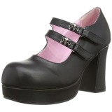 Vegan 9,5 cm DemoniaCult GOTHIKA-09 lolita plateauschoenen