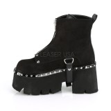 Vegan 9 cm ASHES-100 demoniacult ankle boots platform