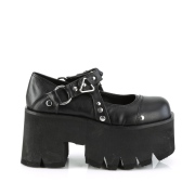 Vegan 9 cm ASHES-33 alternative shoes platform black