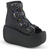 Vegan 9 cm VIOLET-150 open toe ankle booties