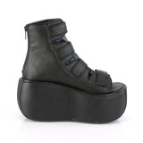 Vegan 9 cm VIOLET-150 open toe ankle booties