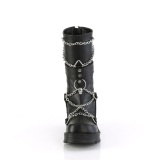 Vegan blokhak 7 cm Demonia BRATTY-120 chunky hakken dameslaarzen