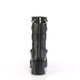 Vegan blokhak 7 cm Demonia BRATTY-120 chunky hakken dameslaarzen