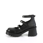 Vegan blokhak 7 cm Demonia BRATTY-30 chunky hakken plateauschoenen