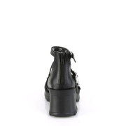 Vegan blokhak 7 cm Demonia BRATTY-30 chunky hakken plateauschoenen