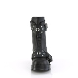 Vegan blokhak 7 cm Demonia BRATTY-56 chunky hakken enkellaarzen