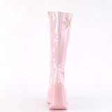 Vegan roze 13 cm DYNAMITE-218 emo punk wedge laarzen plateau