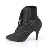 Vegan zwart 10 cm DREAM-1022 Mannen ankle boots high heels
