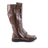 WALKER-130 bruine kapitein laarzen cosplay halloween herenlaarzen
