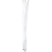 White 18 cm ADORE-3000HWR Hologram exotic pole dance overknee boots