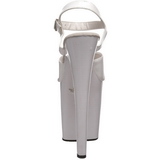 White Patent 20 cm Pleaser XTREME-809 High Heels Platform