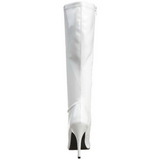 White Shiny 13 cm SEDUCE-2000 High Heeled Womens Boots for Men