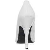 White Shiny 13 cm SEDUCE-420V Pumps High Heels for Men
