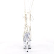 White transparent 18 cm ADORE-1020C-2 Exotic stripper ankle boots