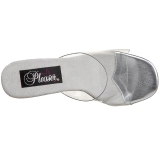 Wit 11,5 cm FABULICIOUS GALA-01 dames slippers met hak