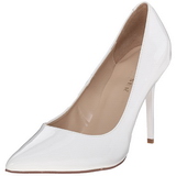 Wit Lak 10 cm CLASSIQUE-20 Hoge Hakken Pumps voor Heren