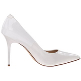 Wit Lak 10 cm CLASSIQUE-20 Hoge Hakken Pumps voor Heren