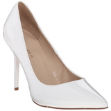 Wit Lak 10 cm CLASSIQUE-20 Hoge Hakken Pumps voor Heren