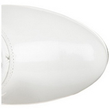 Wit Lak 13 cm ELECTRA-2020 Dameslaarzen met hak voor Heren