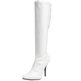 Wit Lak 13 cm SEDUCE-2000 Dameslaarzen met hak voor Heren