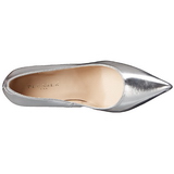 Zilver Mat 10 cm CLASSIQUE-20 Hoge Hakken Pumps voor Heren