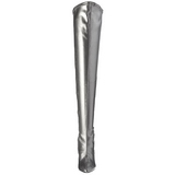 Zilver Mat 13 cm SEDUCE-3000 Overknee Laarzen voor Heren