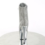 Zilver strass steentjes 18 cm ADORE-1020CHRS plateau boots hoge hakken
