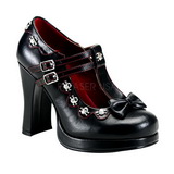 Zwart 10,5 cm CRYPTO-06 Mary Jane Pumps Schoenen